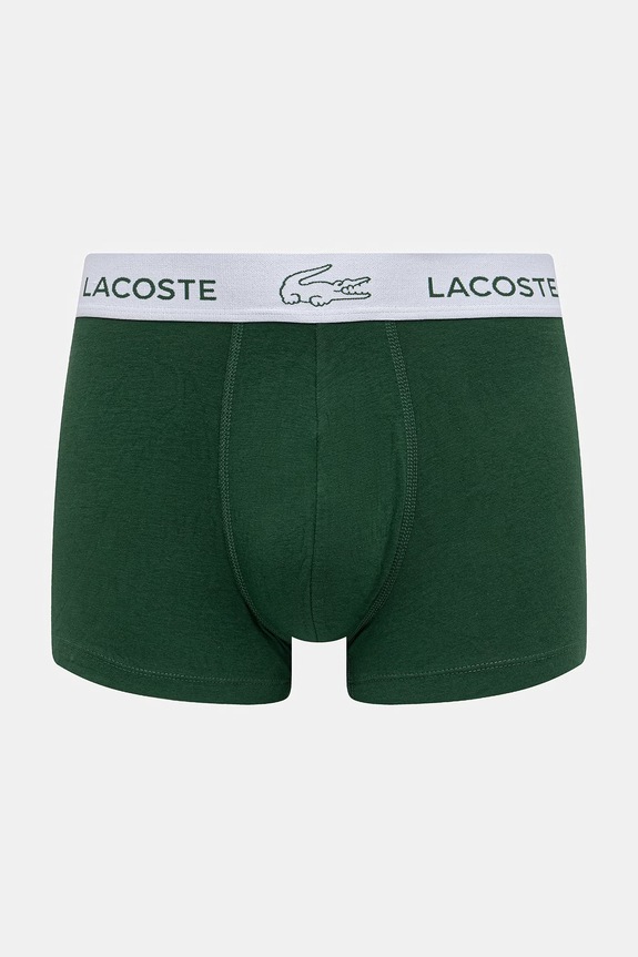 Lacoste боксеры для мужчин из хлопка с эластаном 3 шт. 5H3583 зелёный SS26