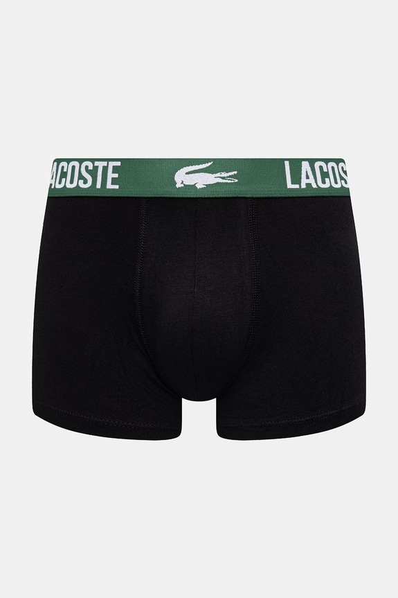Lacoste bokserki dopasowane męskie bawełniane z elastanem 5-pack 5H9305 czarny SS26