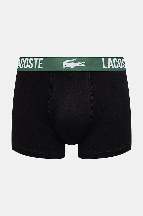 Lacoste bokserki dopasowane męskie bawełniane z elastanem 5-pack 5H9305 czarny SS26