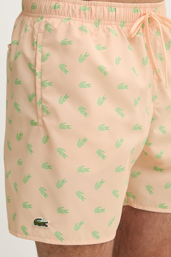 Lacoste pantaloni scurți de baie pentru bărbați portocaliu MH1851