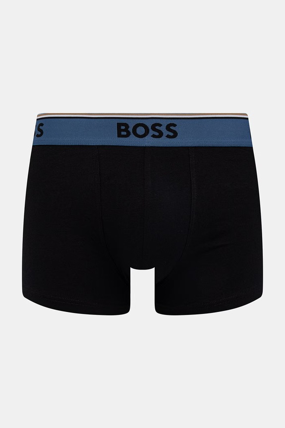 BOSS boxerky pánske 3-pack čierna 50554693