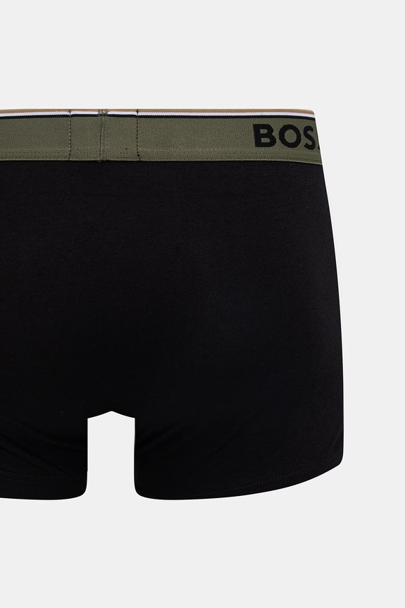 BOSS boxerky pánske 3-pack 50554693 čierna