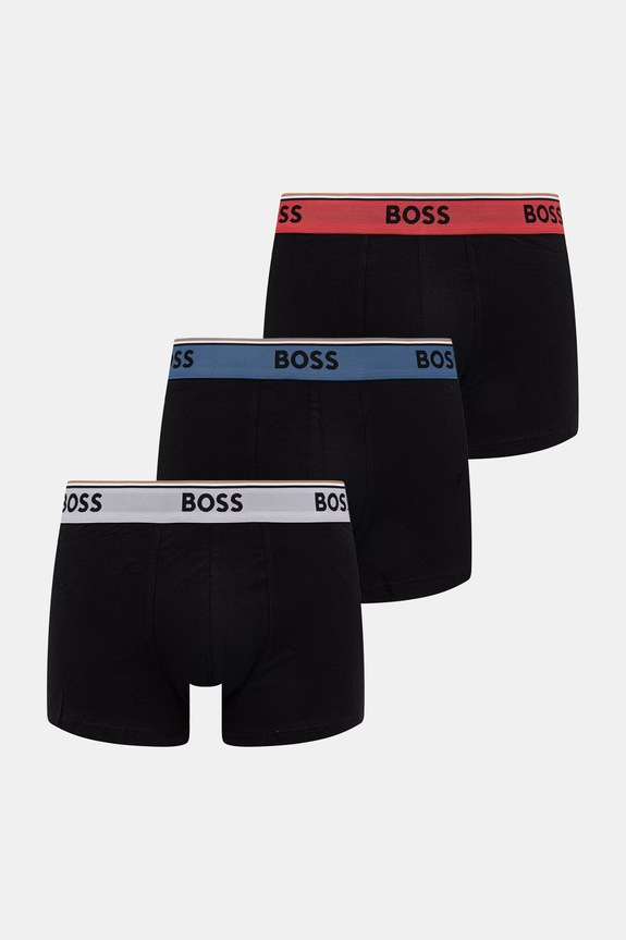BOSS bokserice za muškarce 3-pack crna 50554693