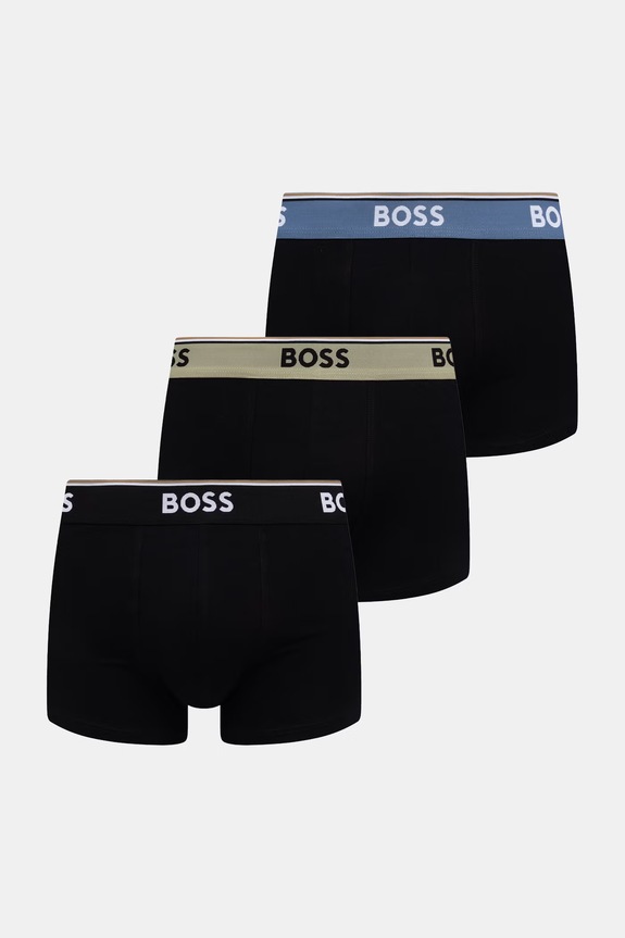 BOSS μποξεράκι ανδρικά 3-pack μαύρο 50554693