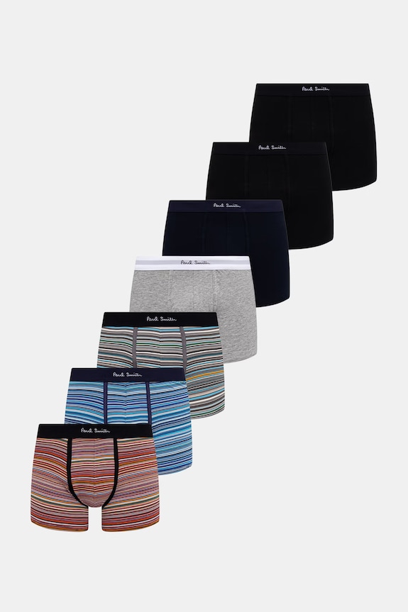 Paul Smith 7 PACK MIX SIGN boxer briefs cotton Men's 7-pack multicolor M1A.914.M7PK2