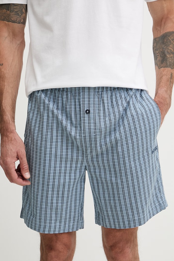 Îmbrăcăminte BOSS pijama pentru bărbați, din bumbac cu elastan 50561529 albastru