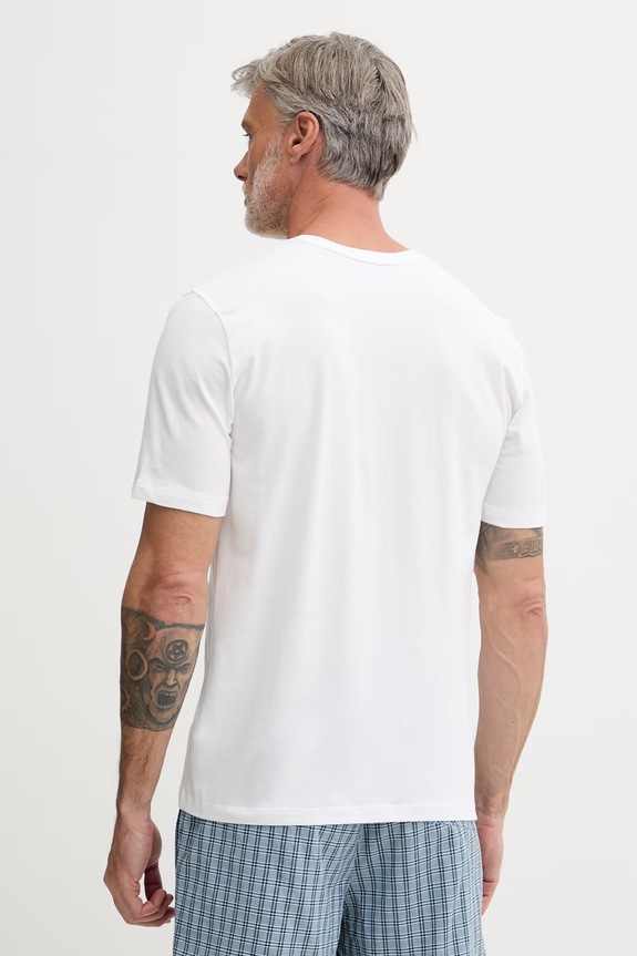 BOSS pijama pentru bărbați, din bumbac cu elastan albastru 50561529
