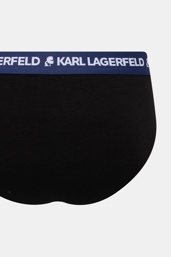 Karl Lagerfeld slipy pánské bavlněné s elastanem 3-pack A1M47018
