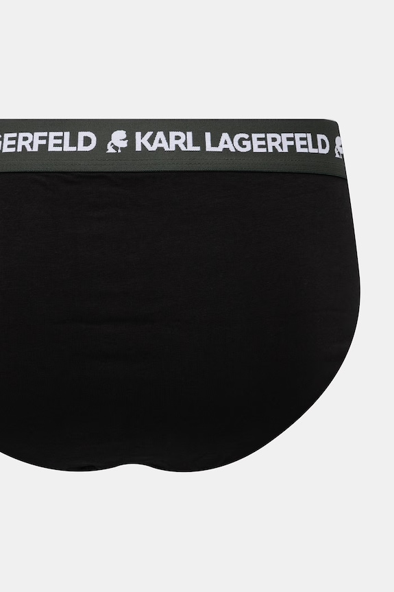 Karl Lagerfeld slipy pánské bavlněné s elastanem 3-pack A1M47018
