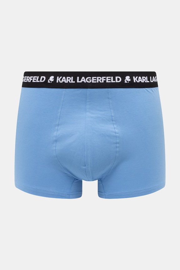 Karl Lagerfeld Boxeri bărbați din bumbac cu elastan pachet de 3 B2M47004 albastru SS26