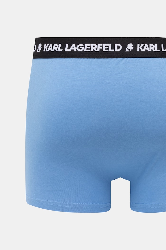 Karl Lagerfeld Boxeri bărbați din bumbac cu elastan pachet de 3 B2M47004 albastru