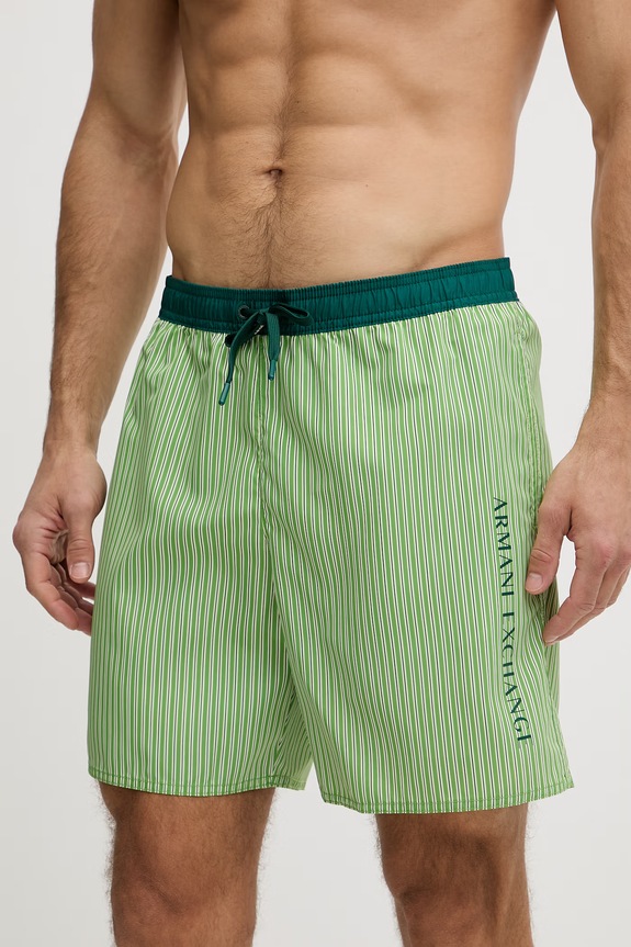 Armani Exchange férfi fürdőnadrág XM000832.AF22593 zöld SS26