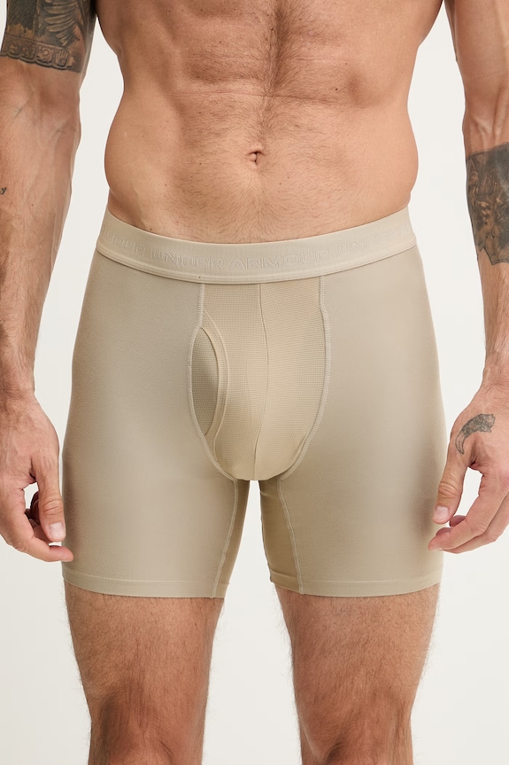 Ρούχα Under Armour μποξεράκι ανδρικά PERFORMANCE TECH 3-pack 25UUSHJ913 μπεζ