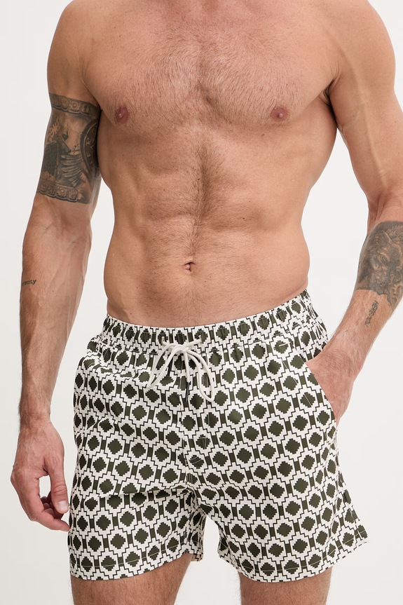 OAS pantaloni scurți de baie pentru bărbați 201001.1503 verde SS26
