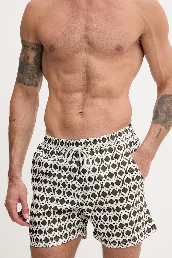 OAS pantaloni scurți de baie pentru bărbați 201001.1503 verde SS26