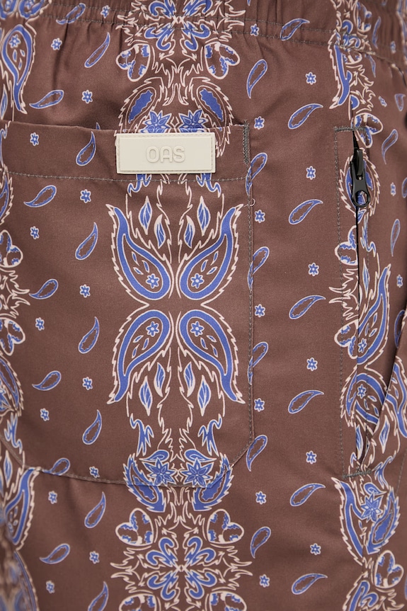 OAS pantaloni scurți de baie pentru bărbați maro 201001.1507