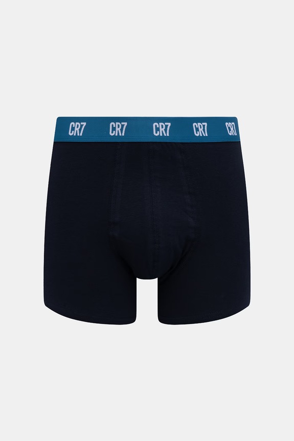 CR7 Cristiano Ronaldo bokserki dopasowane męskie bawełniane z elastanem 3-pack 8100.49.2788 granatowy SS26