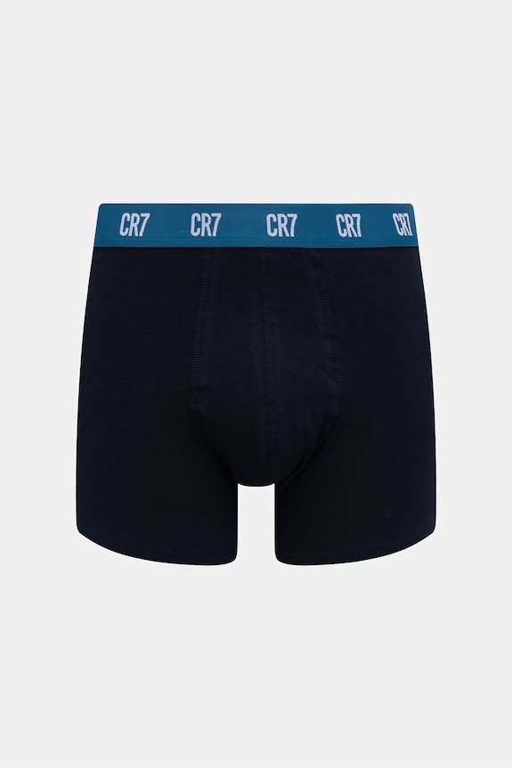 CR7 Cristiano Ronaldo bokserki dopasowane męskie bawełniane z elastanem 3-pack 8100.49.2788 granatowy SS26
