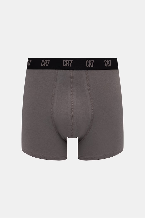 Odzież CR7 Cristiano Ronaldo bokserki dopasowane męskie bawełniane z elastanem 3-pack 8100.49.2789 zielony