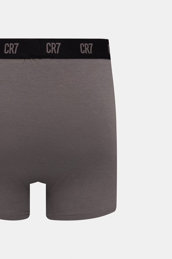 CR7 Cristiano Ronaldo bokserki dopasowane męskie bawełniane z elastanem 3-pack 8100.49.2789