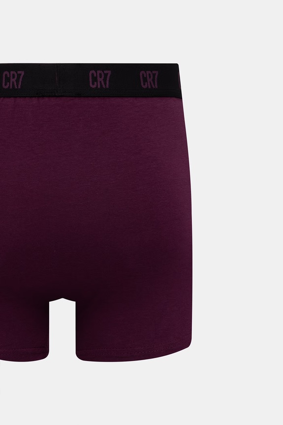CR7 Cristiano Ronaldo bokserki dopasowane męskie bawełniane z elastanem 3-pack 8100.49.2789