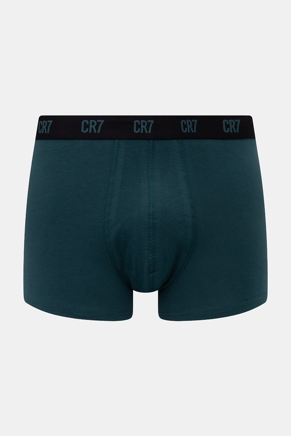 CR7 Cristiano Ronaldo boxer aderenti da uomo in cotone con elastan pacco da 4 verde 8104.49.2511