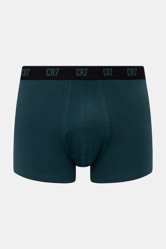 CR7 Cristiano Ronaldo boxer aderenti da uomo in cotone con elastan pacco da 4 verde 8104.49.2511