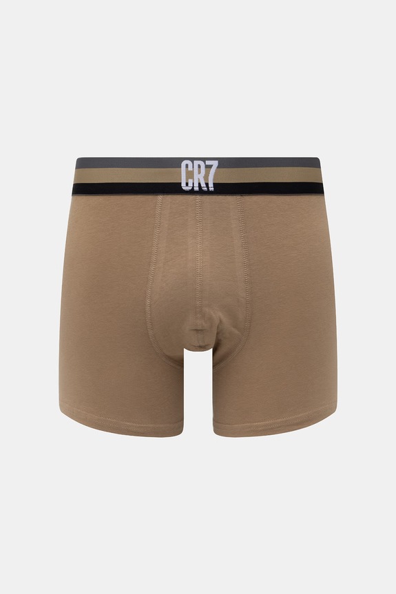 Odzież CR7 Cristiano Ronaldo bokserki dopasowane męskie bawełniane z elastanem 5-pack 8125.49.2358 biały