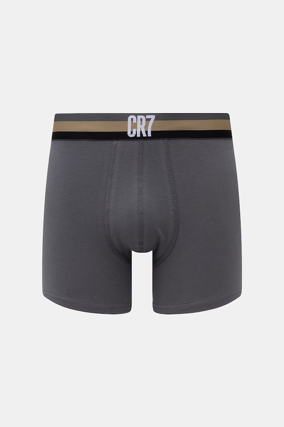 CR7 Cristiano Ronaldo bokserki dopasowane męskie bawełniane z elastanem 5-pack biały 8125.49.2358