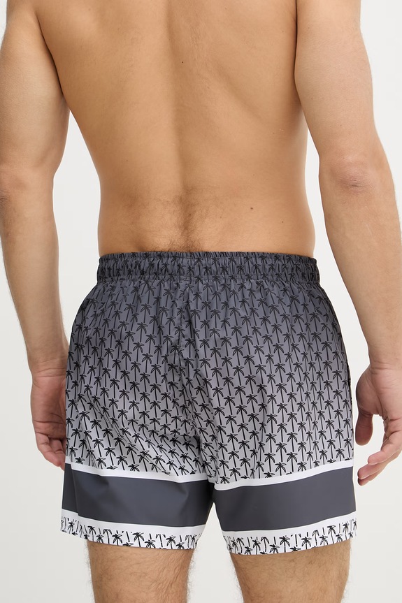 Îmbrăcăminte HUGO pantaloni scurți de baie pentru bărbați PALMS_SWIM_SHORTS 50561097 gri
