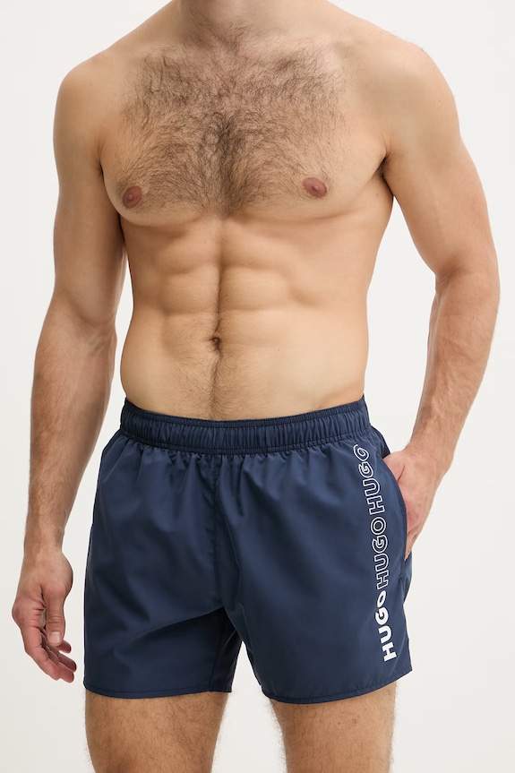 HUGO pantaloni scurți de baie pentru bărbați TIKI 50561111 bleumarin SS26