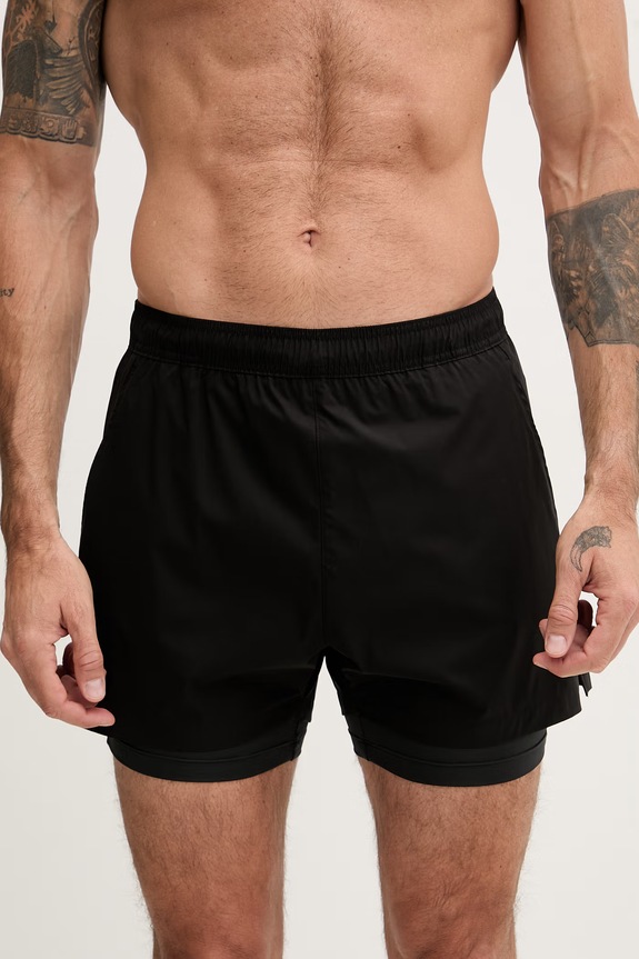 HUGO plavecké šortky pánske ACTIVE_SWIM_SHORTS 50561118 čierna SS26