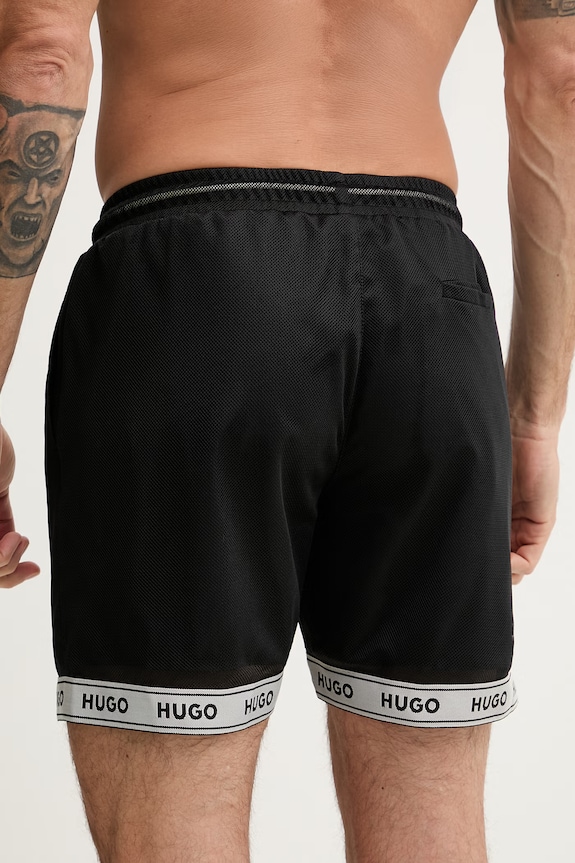 Oblečenie HUGO plavecké šortky pánske LITE_SWIM_SHORTS 50561151 čierna
