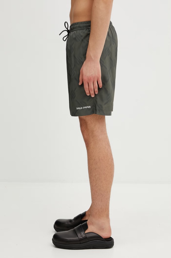 Daily Paper dotted monogram Men's swim shorts 2610063 green SS26
