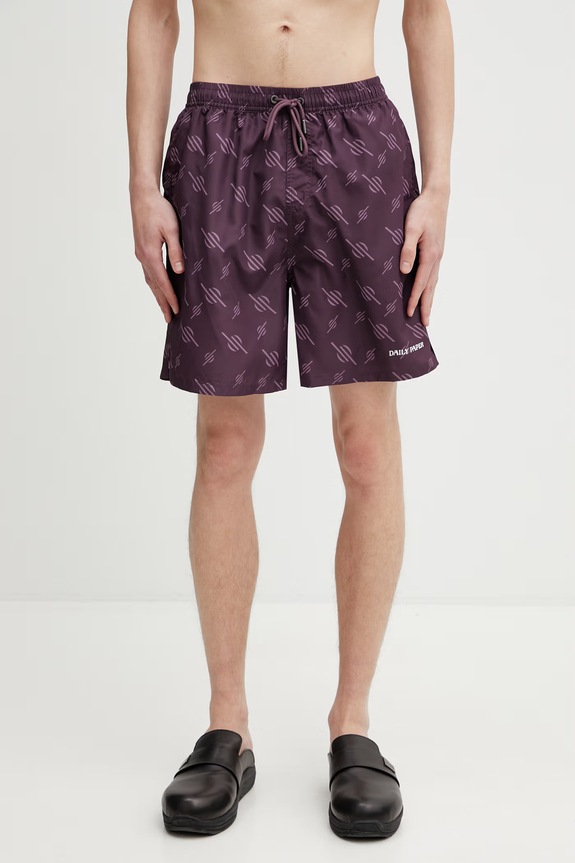 Daily Paper irregular monogram Men's swim shorts violet 2610066