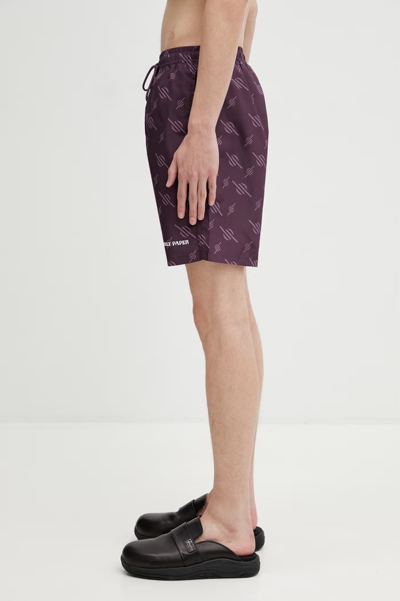 Daily Paper irregular monogram Men's swim shorts 2610066 violet SS26