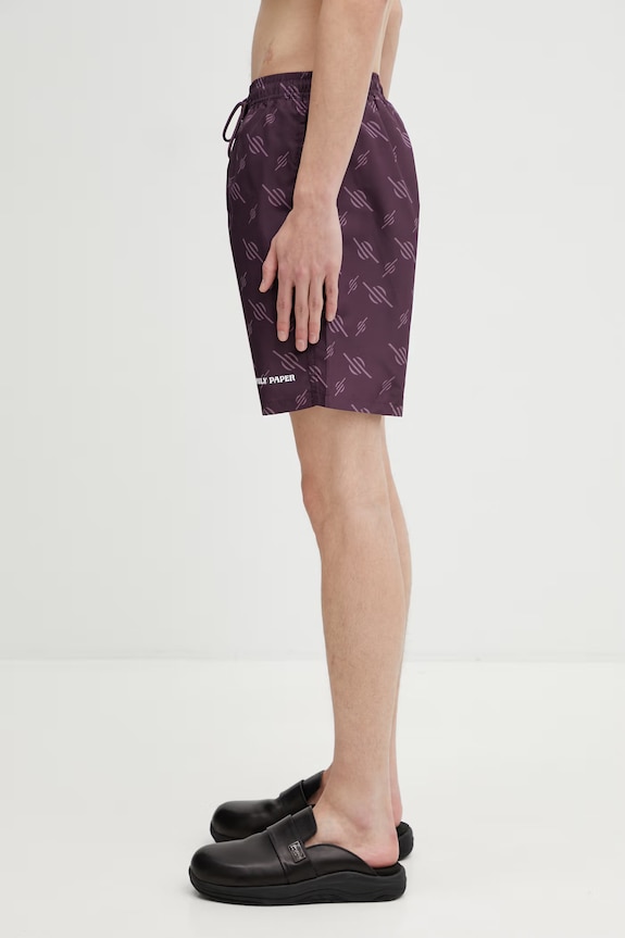 Daily Paper irregular monogram Men's swim shorts 2610066 violet SS26