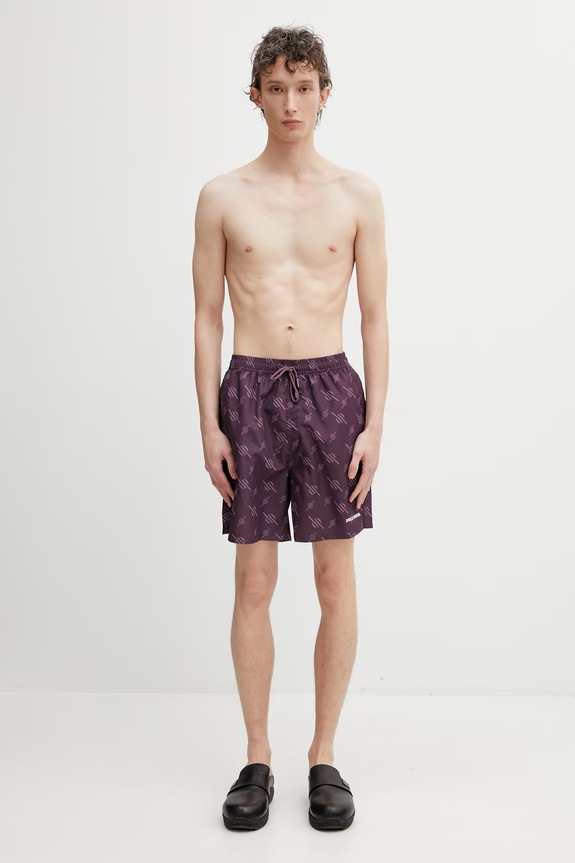 Daily Paper irregular monogram Men's swim shorts 2610066 violet