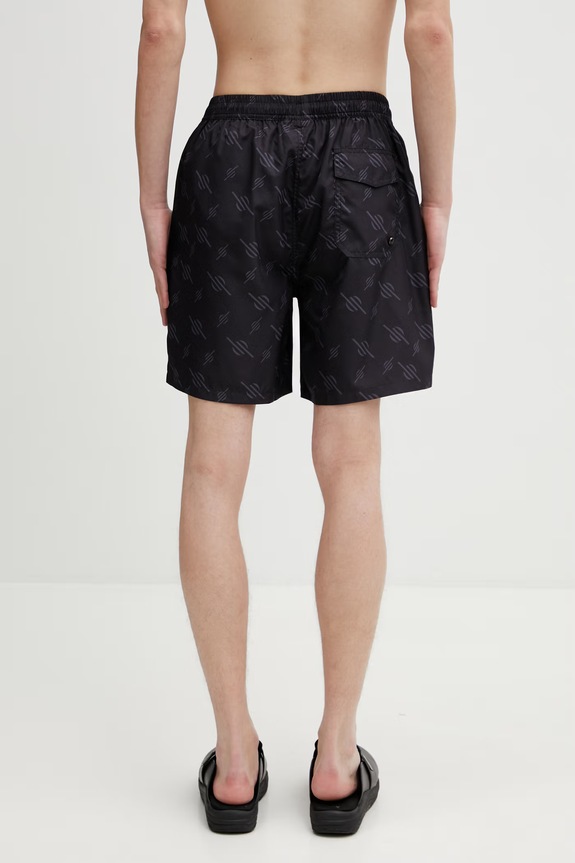 Abbigliamento Daily Paper irregular monogram pantaloncini da nuoto da uomo 2610043 nero
