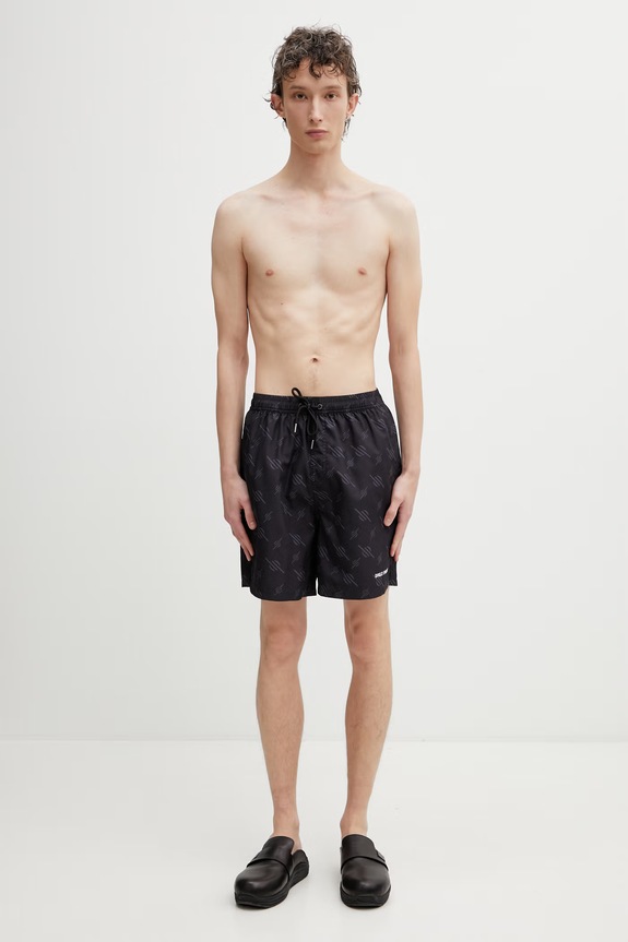 Daily Paper irregular monogram pantaloncini da nuoto da uomo 2610043 nero