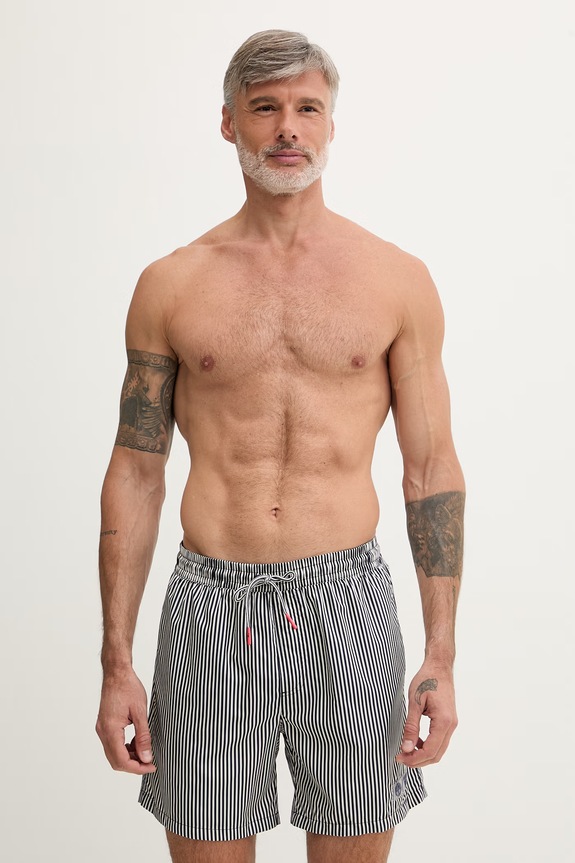 Guess pantaloni scurți de baie pentru bărbați x North Sails alb M6GZ20.W2170