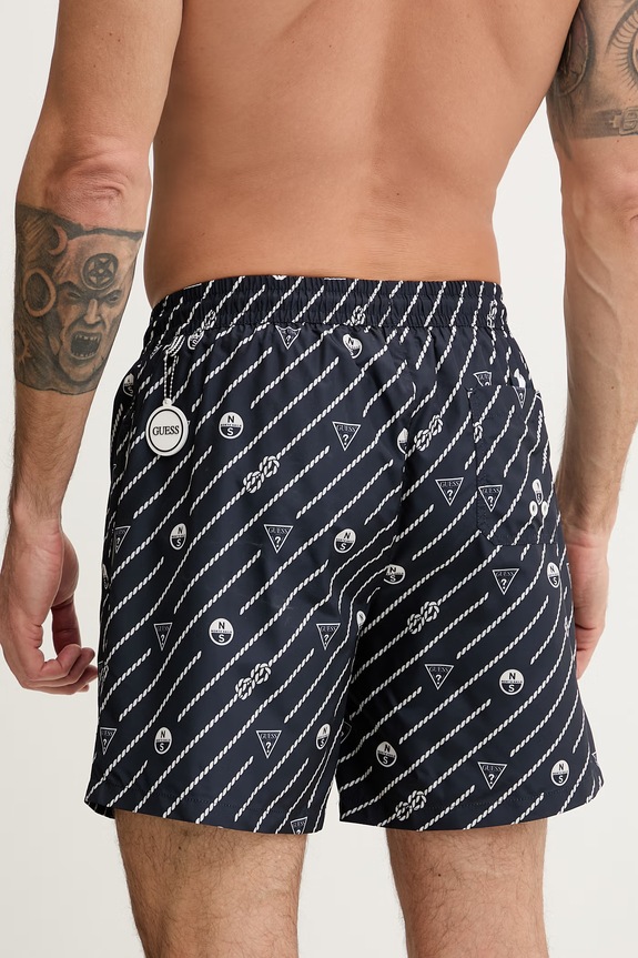 Îmbrăcăminte Guess pantaloni scurți de baie pentru bărbați x North Sails M6GZ20.W2170 bleumarin