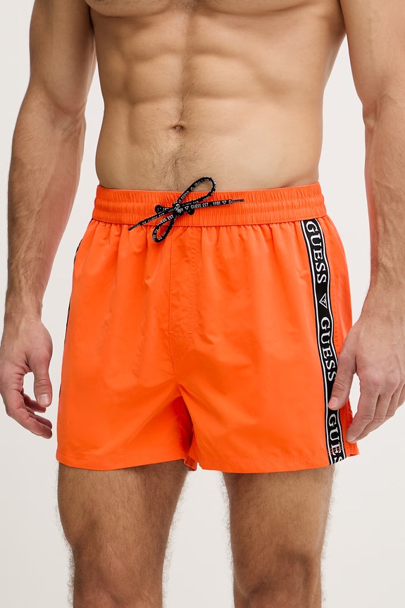 Guess pantaloni scurți de baie bărbați F6GT00.WN162 portocaliu SS26