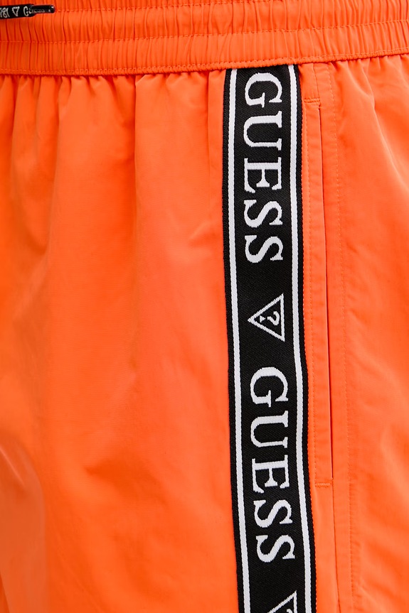 Guess pantaloni scurți de baie bărbați portocaliu F6GT00.WN162