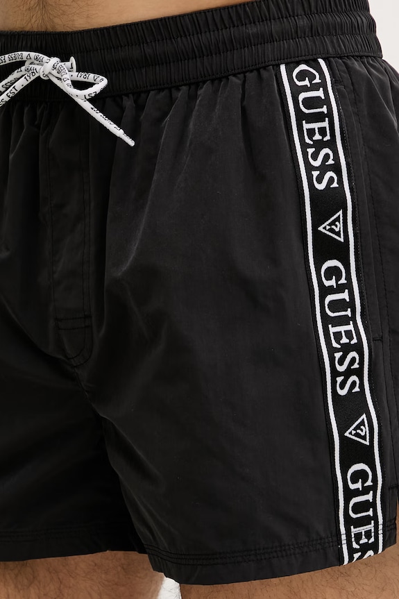 Guess pantaloni scurți de baie bărbați negru F6GT00.WN162