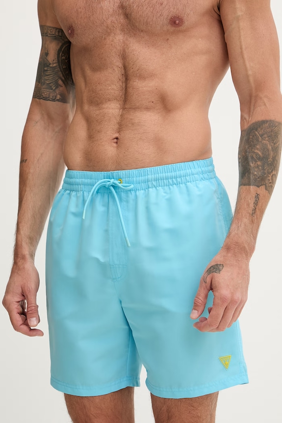 Guess szorty kąpielowe męskie F6GT24.WG282 niebieski SS26