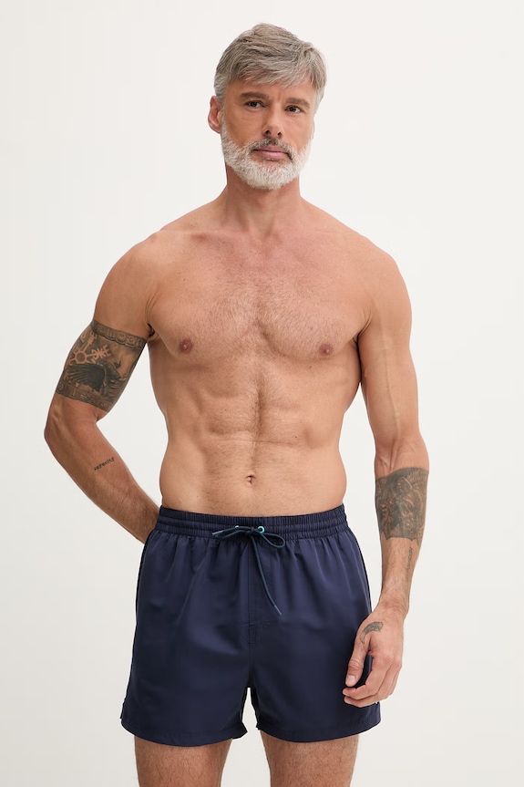 Guess pantaloni scurți de baie bărbătești bleumarin F6GT25.WG282