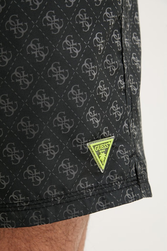 Guess pantaloni scurți de baie pentru bărbați negru F6GT26.WG2A2