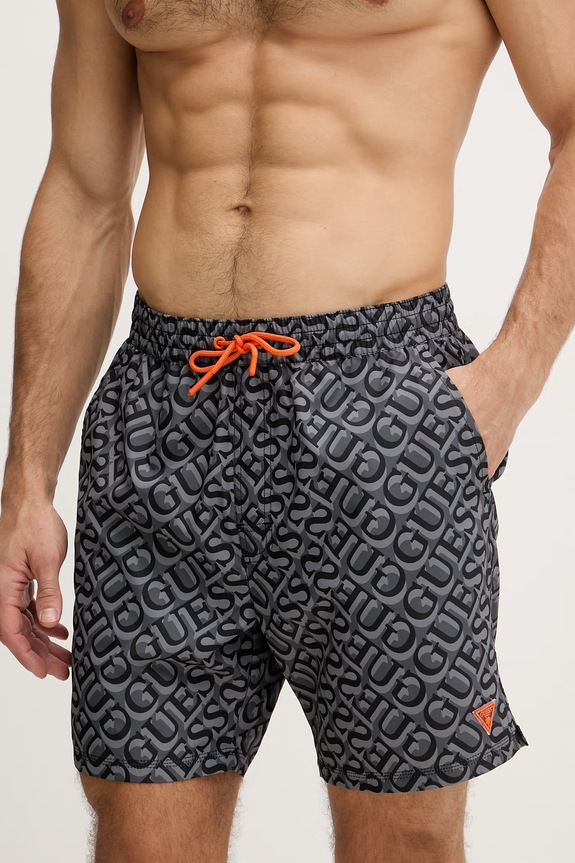 Guess pantaloni scurți de baie bărbătești F6GT27.WG2A2 gri SS26