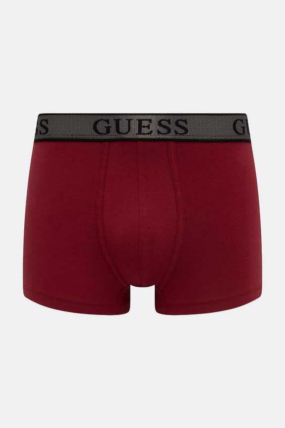 Oblečenie Guess boxerky pánske bavlnené s elastanom JOE 3-pack U5BG13.K6YW1 čierna